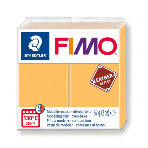 Masa_FIMO_leather_effect_szafran Masa_FIMO_leather_effect_szafran