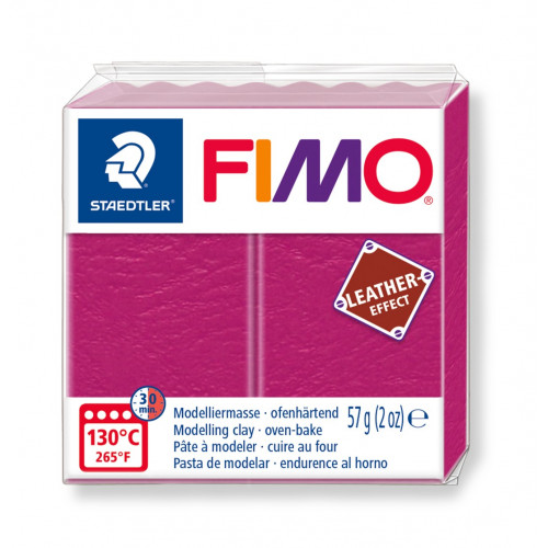 Masa_FIMO_leather_effect_amarantowy Masa_FIMO_leather_effect_amarantowy