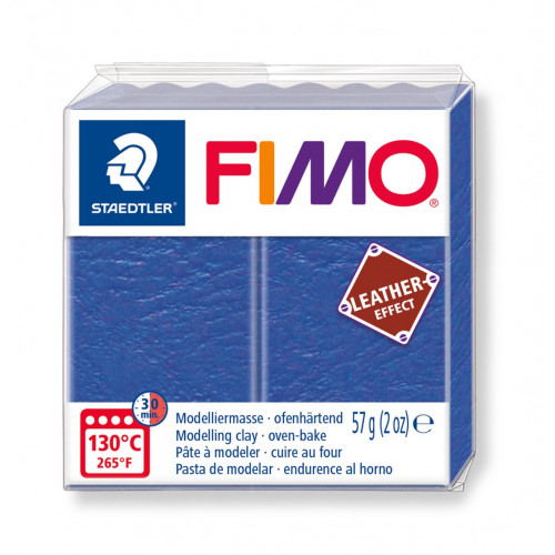 Masa_FIMO_leather_effect_niebieski
