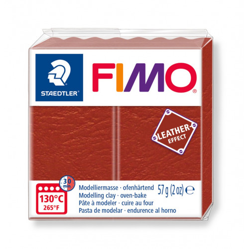 Masa_FIMO_leather_effect_rdzawy