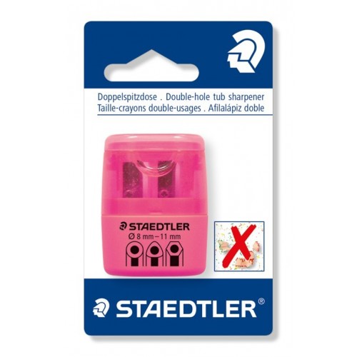 Podwojna_temperowka_z_pojemnikiem_rozowa_blister_Staedtler